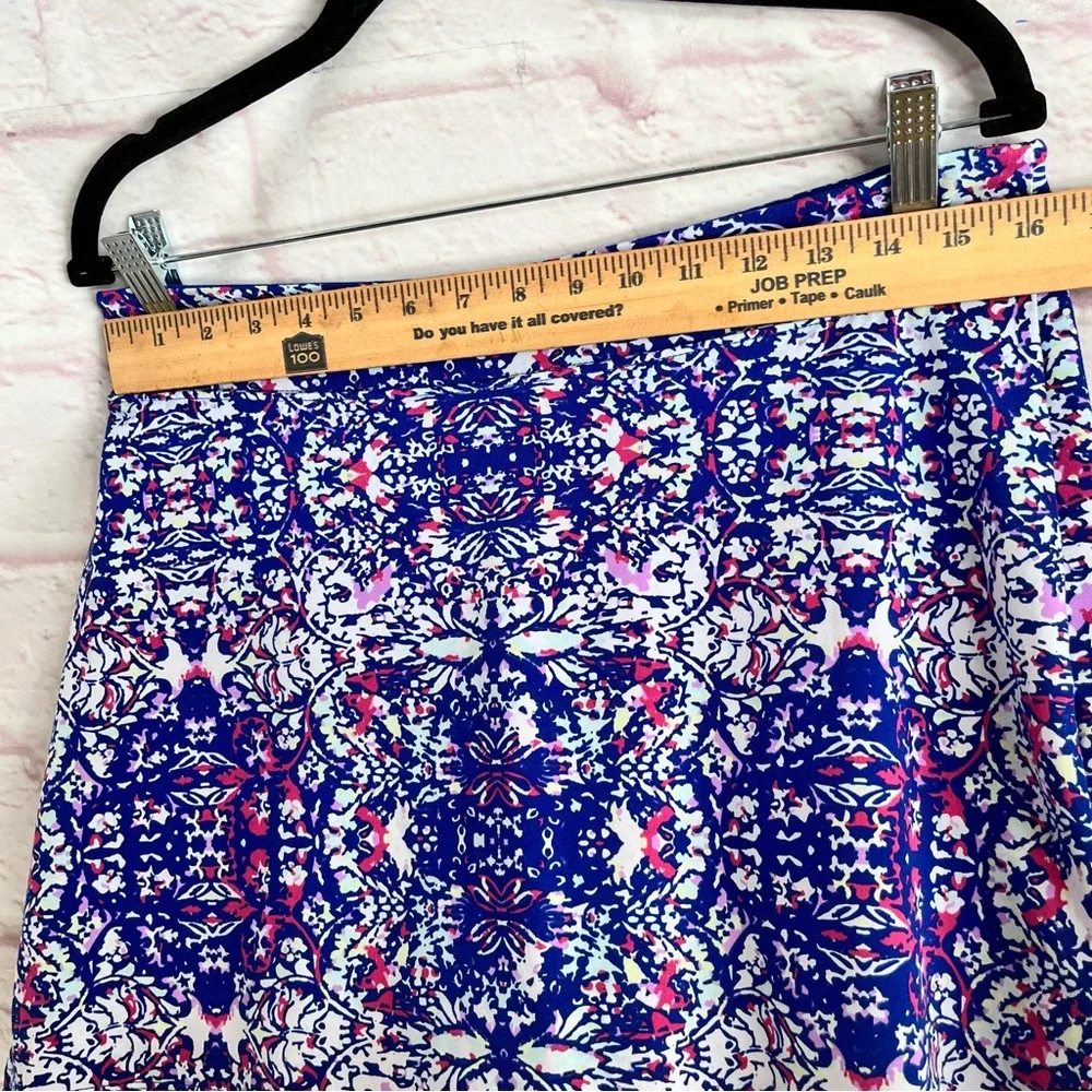 Tranquility by Colorado Clothing Blue A-Line Mini Skort Athletic Golf Walking